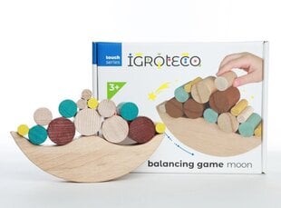 Деревянная балансировочная игра Луна Igroteco IG0422, 16 дет. цена и информация | Развивающие игрушки для детей | hansapost.ee