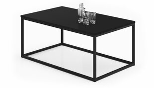 Журнальный столик ADRK Furniture Narisa 100х60 см, черный цвет цена и информация | Журнальные столики | hansapost.ee