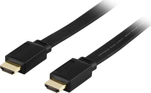 Deltaco, HDMI-1005F, HDMI, 50 cm цена и информация | Juhtmed ja kaablid | hansapost.ee
