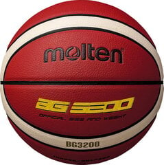 Баскетбольный мяч для тренировок MOLTEN B6G3200, синт. кожа размер 6 цена и информация | Баскетбольные мячи | hansapost.ee
