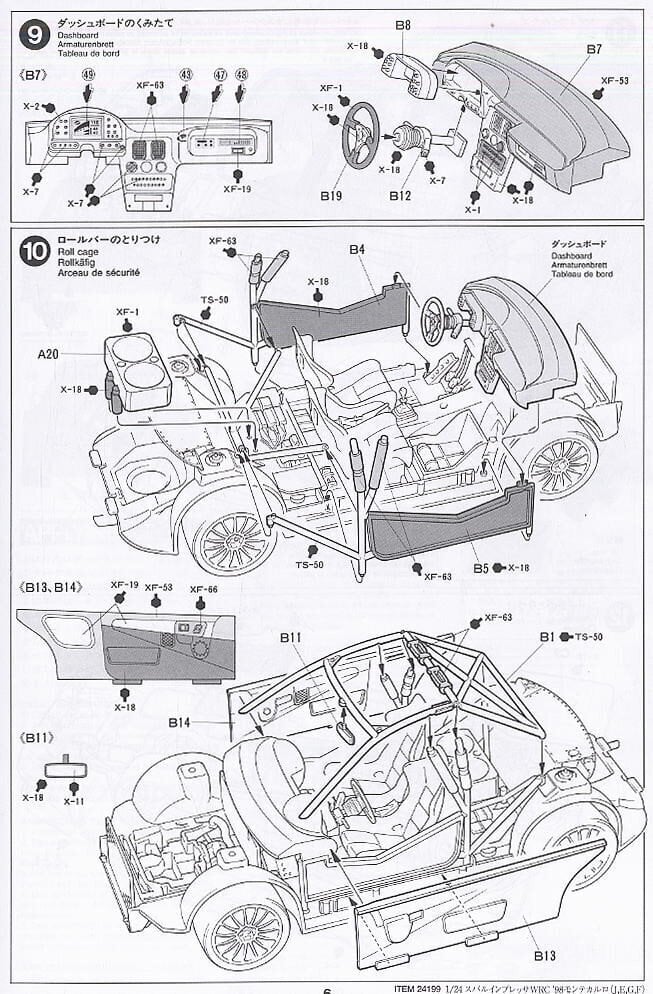 Tamiya - Subaru Impreza WRC Monte Carlo 98, 1/24, 24199 price and information | Klotsid ja konstruktorid | hansapost.ee