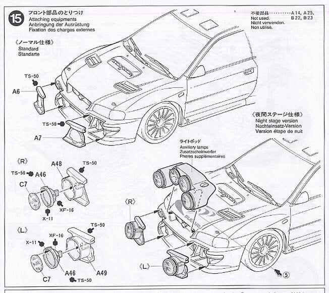 Tamiya - Subaru Impreza WRC Monte Carlo 98, 1/24, 24199 цена и информация | Klotsid ja konstruktorid | hansapost.ee