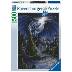 Pusle Ravensburger Blue Dragon, 1500 tk. hind ja info | Pusled lastele ja täiskasvanutele | hansapost.ee