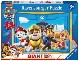 Ravensburgeri pusle Paw Patrol B Giant Floor 24tk 3090 price and information | Pusled lastele ja täiskasvanutele | hansapost.ee