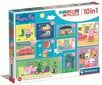 Puzzle 10 in 1 super värvi peppa siga цена и информация | Pusled lastele ja täiskasvanutele | hansapost.ee