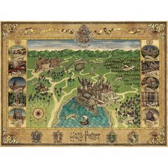 Harry Potter pusle – Sigatüüka kaart (1500 tükki) hind ja info | Pusled lastele ja täiskasvanutele | hansapost.ee