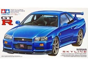 Tamiya - Nissan Skyline GT-R V Spec (R34), 1/24, 24210 цена и информация | Конструкторы и кубики | hansapost.ee