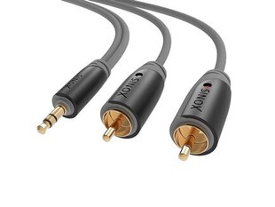 Jack - Stereo RCA аудио кабель SINOX SHD3462, 1.5м цена и информация | Кабели и провода | hansapost.ee