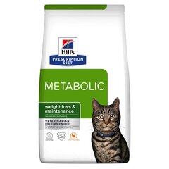 Hill's Prescription Diet Feline Metabolic koos kanaga, 3 kg hind ja info | Kassi kuivtoit ja kassikrõbinad | hansapost.ee