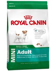 Royal Canin Mini Adult dogs väikest tõugu täiskasvanud koertele koos kanaga, 2 kg hind ja info | Koerte kuivtoit ja krõbinad | hansapost.ee