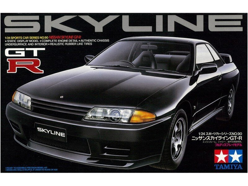 Tamiya - Nissan Skyline GT-R R32 1989, 1/24, 24090 hind ja info | Klotsid ja konstruktorid | hansapost.ee