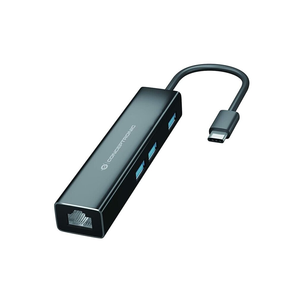 USB-jaotur Conceptronic DONN07B hind ja info | USB adapterid ja jagajad | hansapost.ee