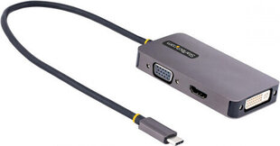 Кабель Micro USB Startech 118-USBC-HDMI-VGADVI цена и информация | Адаптеры, USB-разветвители | hansapost.ee