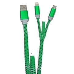 USB-кабель ZZIPP ZZACC2VE 40 см цена и информация | Кабели и провода | hansapost.ee