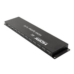 Разветвитель HDMI 1x10, 3D, 4K цена и информация | Кабели и провода | hansapost.ee