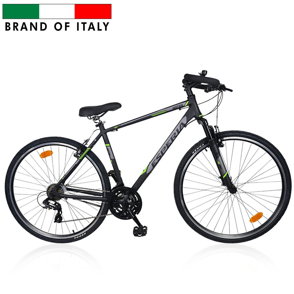 Jalgratas Esperia 28" 5300 Cross ALU 54 24V, matt must цена и информация | Jalgrattad | hansapost.ee