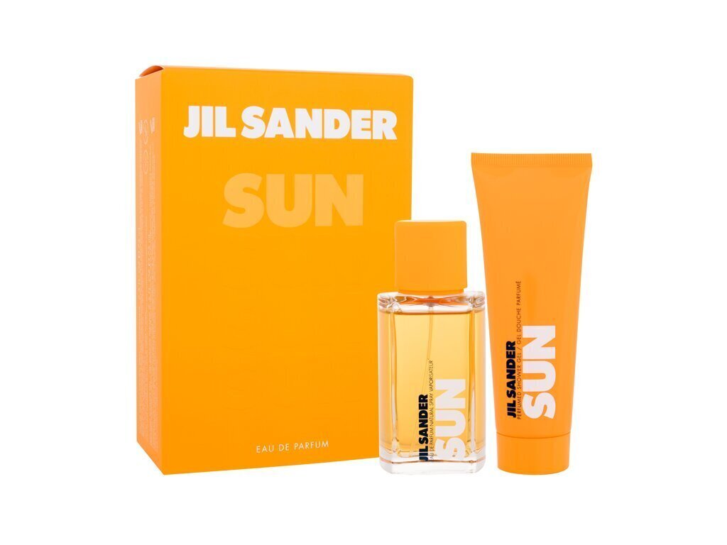 Komplekt naistele: Jil Sander Sun parfüümvesi, 75ml + dušigeel, 75 ml цена и информация | Parfüümid naistele | hansapost.ee