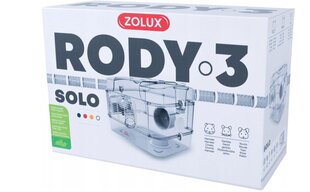 Näriliste puur Zolux Rody3 Solo, 41x27x28 cm, valge hind ja info | Transpordipuurid, -kotid ja aedikud | hansapost.ee