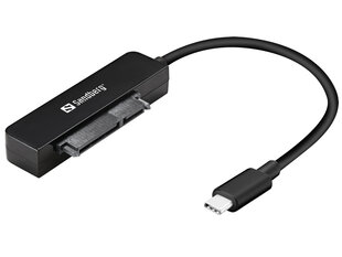 Sandberg 136-37 USB-C к SATA USB 3.1 Gen.2 цена и информация | Адаптеры, USB-разветвители | hansapost.ee