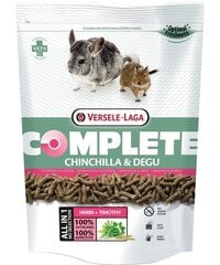 Toit tšintšiljadele Versele Laga Chinchilla&Degu Complete, 8 kg hind ja info | Näriliste toit | hansapost.ee