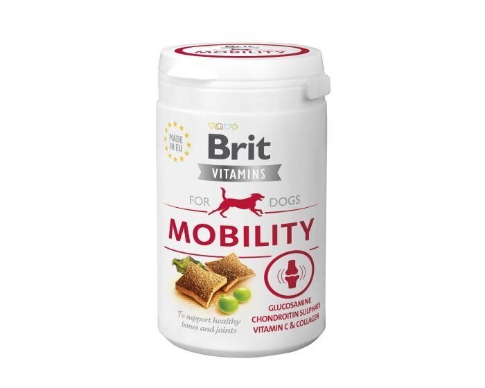 Brit Vitamins Mobility lisatoit koertele koos vitamiinidega, 150 g цена и информация | Vitamiinid ja parasiiditõrje | hansapost.ee