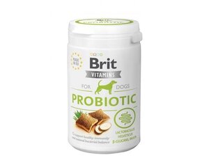 Vitamiinid koertele koos kanaga Brit Vitamins Probiotic, 150 g hind ja info | Vitamiinid ja parasiiditõrje | hansapost.ee