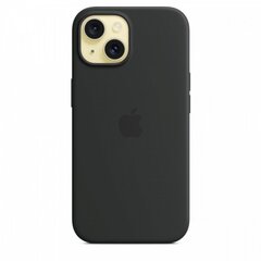 Apple iPhone 15 Silicone Case with MagSafe - Black MT0J3ZM/A цена и информация | Чехлы для телефонов | hansapost.ee