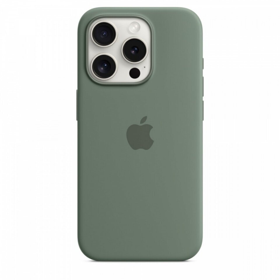 Apple Silicone Case MagSafe MT1J3ZM/A Cypress цена и информация | Telefonide kaitsekaaned ja -ümbrised | hansapost.ee