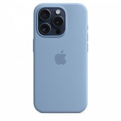 Apple iPhone 15 Pro Silicone Case with MagSafe - Winter Blue MT1L3ZM/A цена и информация | Чехлы для телефонов | hansapost.ee