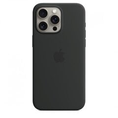 Apple Silicone Case MagSafe MT1M3ZM/A Black hind ja info | Telefonide kaitsekaaned ja -ümbrised | hansapost.ee