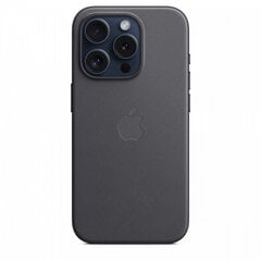 Apple iPhone 15 Pro FineWoven Case with MagSafe - Black MT4H3ZM/A цена и информация | Чехлы для телефонов | hansapost.ee
