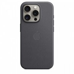 Apple iPhone 15 Pro FineWoven Case with MagSafe - Black MT4H3ZM/A цена и информация | Чехлы для телефонов | hansapost.ee