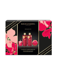 Kinkekomplekt naistele Baylis & Harding Boudiore Cherry Blossom Luxury Candlelit Bathing, 4-osaline hind ja info | Dušigeelid, õlid | hansapost.ee