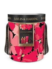 Kinkekomplekt naistele Baylis & Harding Boudiore Cherry Blossom Luxury Pamper Drum, 4-osaline price and information | Shower gels, oils | hansapost.ee