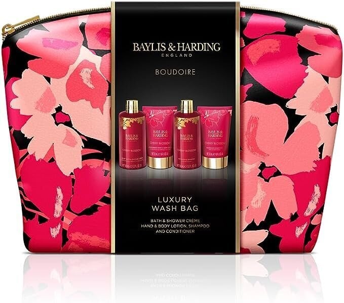 Kinkekomplekt naistele Baylis & Harding Boudiore Cherry Blossom Luxury Wash, 4-osaline цена и информация | Dušigeelid, õlid | hansapost.ee