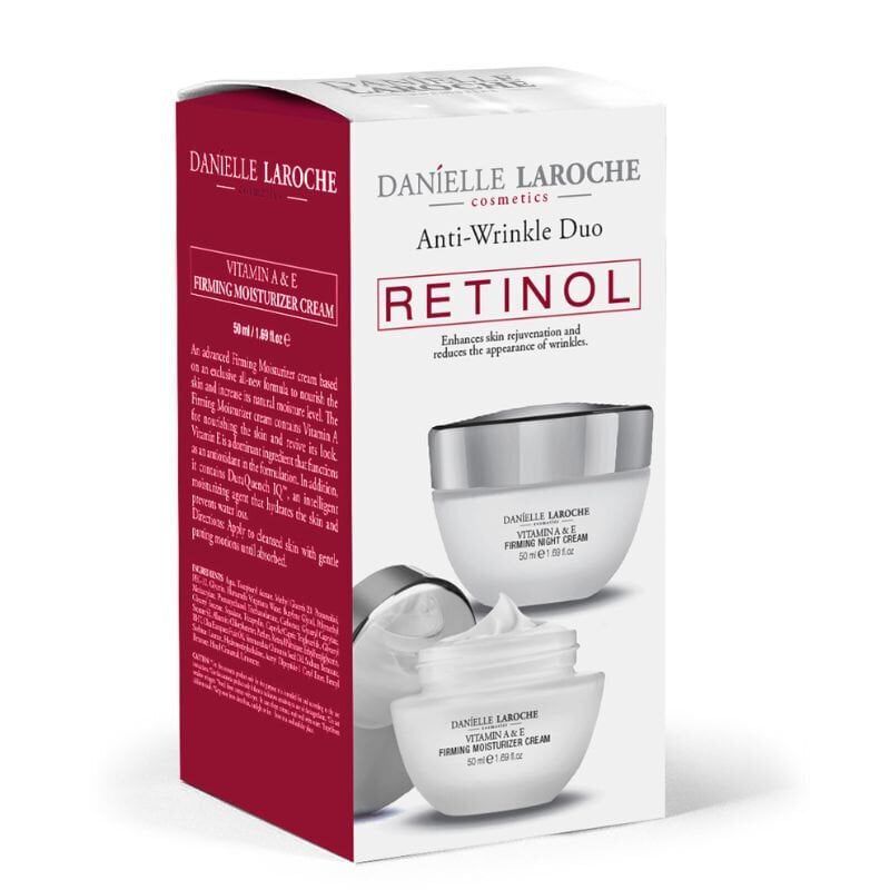 Näohoolduskomplekt Danielle Laroche Retinol: päevakreem 50 ml, öökreem 50 ml цена и информация | Näokreemid | hansapost.ee