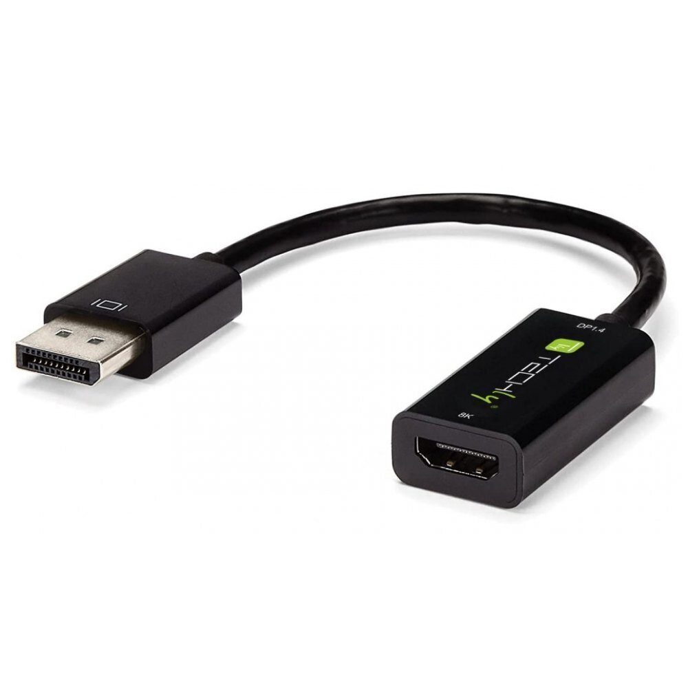 Techly DisplayPort 1.4 DP / HDMI 8K*30Hz aktiive hind ja info | USB adapterid ja jagajad | hansapost.ee