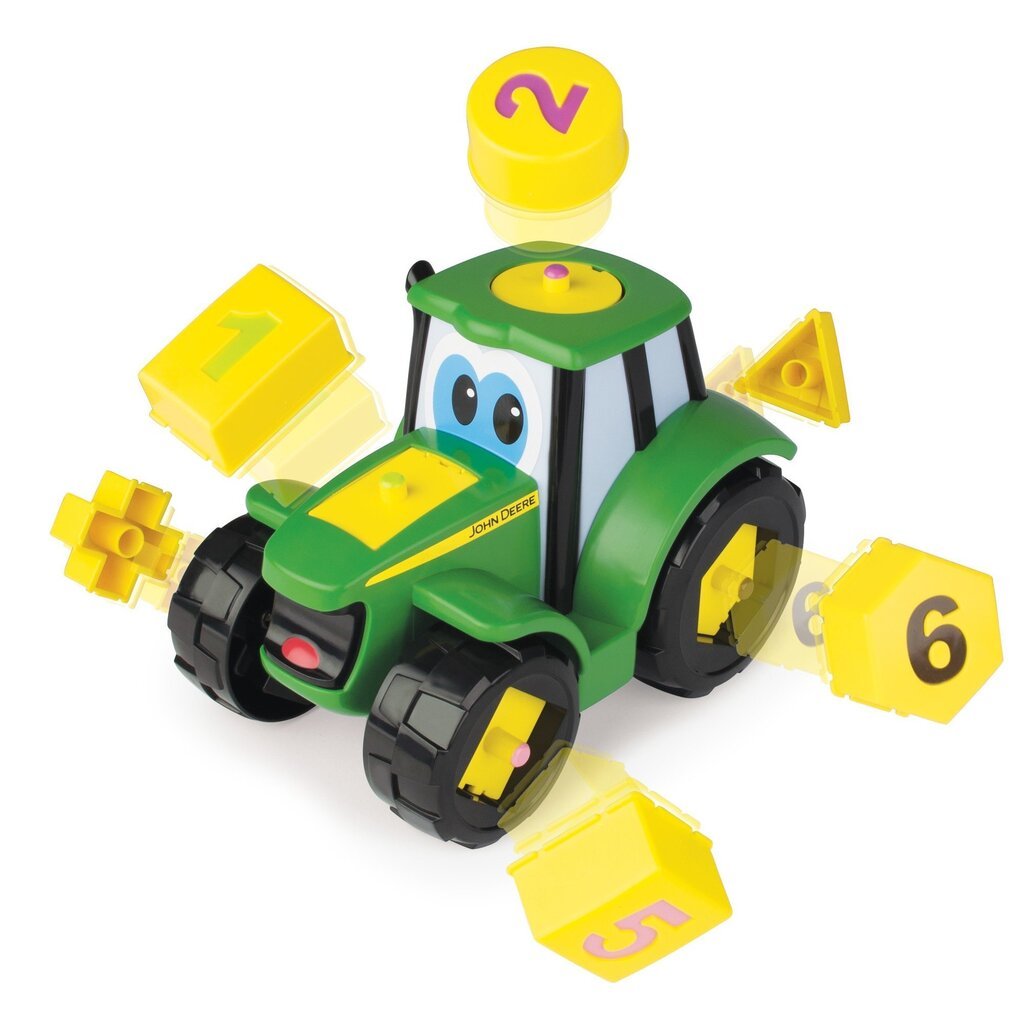 JOHN DEERE traktor Learn & Play Johnny, 46654 цена и информация | Beebide mänguasjad | hansapost.ee