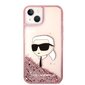 Karl Lagerfeld KLHCP14MLNKHCP iPhone 14 Plus 6,7" pink hardcase Glitter Karl Head цена и информация | Telefonide kaitsekaaned ja -ümbrised | hansapost.ee