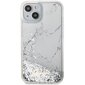 Guess GUHCP14SLCSGSGH iPhone 14 6.1" biały|white hardcase Liquid Glitter Marble hind ja info | Telefonide kaitsekaaned ja -ümbrised | hansapost.ee