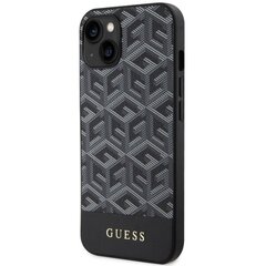Чехол Guess GUHMP14SHGCFSEK для iPhone 14 6.1" hardcase GCube Stripes MagSafe, черный цена и информация | Чехлы для телефонов | hansapost.ee