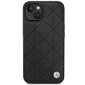 Etui BMW BMHCP14S22RQDK iPhone 14 6.1" black Leather Quilted hind ja info | Telefonide kaitsekaaned ja -ümbrised | hansapost.ee