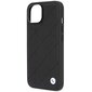 Etui BMW BMHCP14S22RQDK iPhone 14 6.1" black Leather Quilted hind ja info | Telefonide kaitsekaaned ja -ümbrised | hansapost.ee