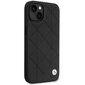 Etui BMW BMHCP14S22RQDK iPhone 14 6.1" black Leather Quilted hind ja info | Telefonide kaitsekaaned ja -ümbrised | hansapost.ee