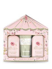 Kinkekomplekt naistele Baylis & Harding Royale Garden Rose, Poppy & Vanilla Luxury Trio Bathing: kehapesuvahend 300 ml + dušikreem 300 ml + ihupiim 200 ml. hind ja info | Dušigeelid, õlid | hansapost.ee