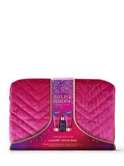 Kinkekomplekt naistele Baylis & Harding Midnight Fig & Pomegranate Deluxe Wash Bag kehasprei 100 ml + kehapesuvahend 100 ml + käte- ja kehalosjoon 100 ml. hind ja info | Dušigeelid, õlid | hansapost.ee