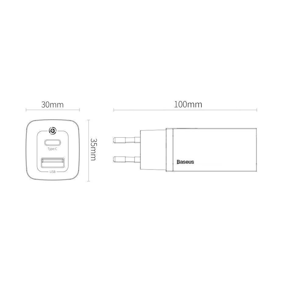 Baseus CCGAN2L-B02 hind ja info | Laadijad mobiiltelefonidele | hansapost.ee