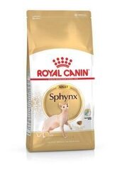 Royal Canin Sphynx Adult Pork sfinksi tõugu kassidele, 2 kg цена и информация | Сухой корм для кошек | hansapost.ee