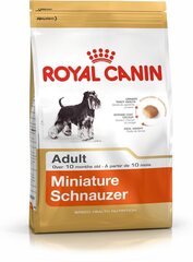Royal Canin Miniature Schnauzer Adult для взрослых собак шнауцеров, 7,5 кг цена и информация | Сухой корм для собак | hansapost.ee