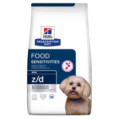 Hill's Prescription Diet z/d Canine Mini väikest tõugu koertele, 1 kg hind ja info | Koerte kuivtoit ja krõbinad | hansapost.ee